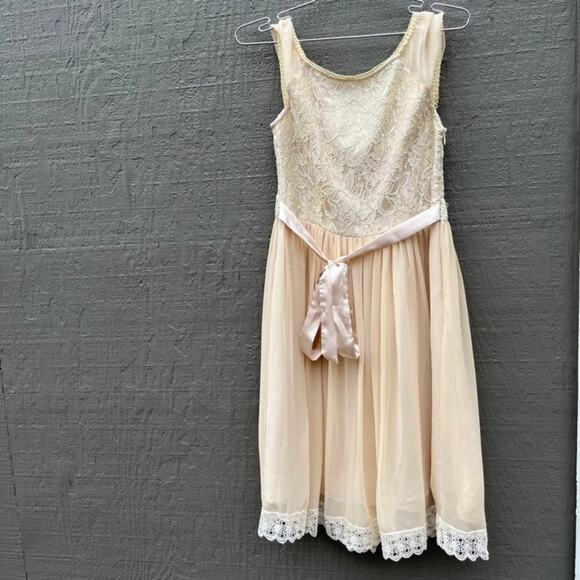 Beige Boho Fairy Dress (L *runs small) - Picture 7 of 8